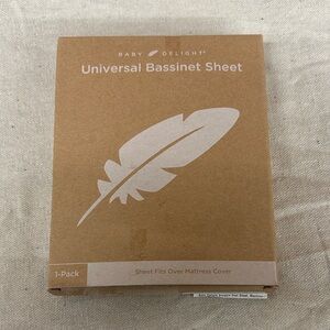 Baby Delight Universal Bassinet Sheet - White